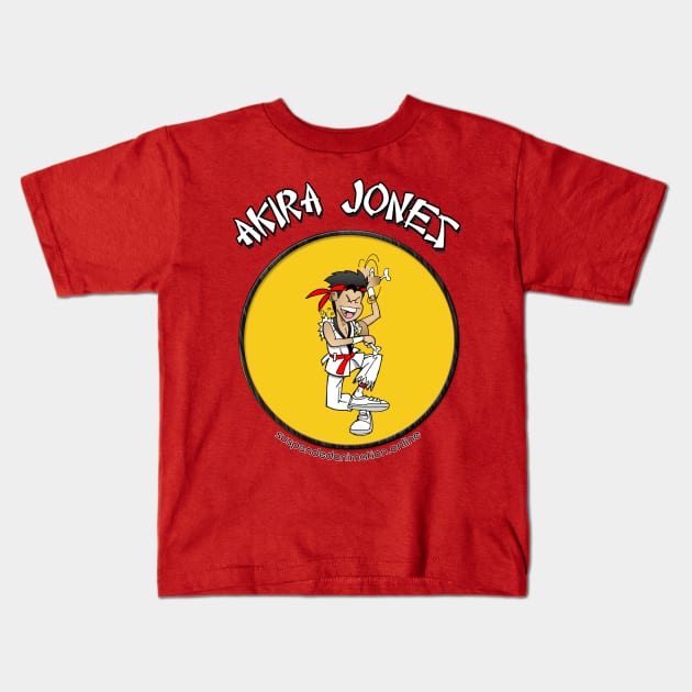 Akira Jones Kids T-Shirt by tyrone_22